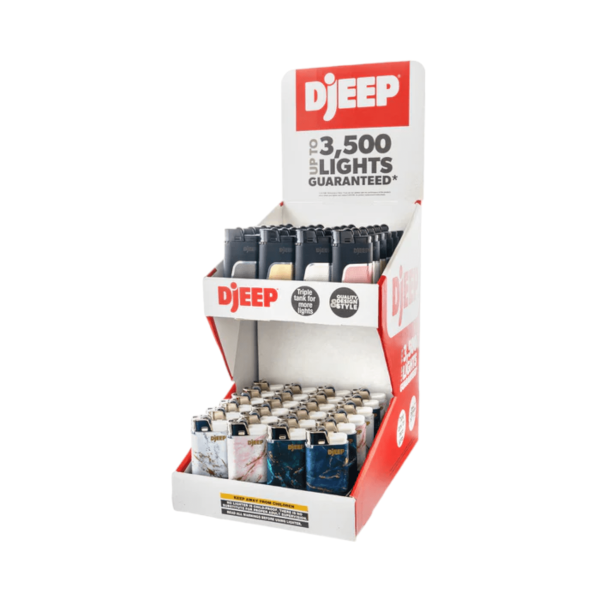 DJEEP Lighters | Retail 2-Tier Display | 48 Count