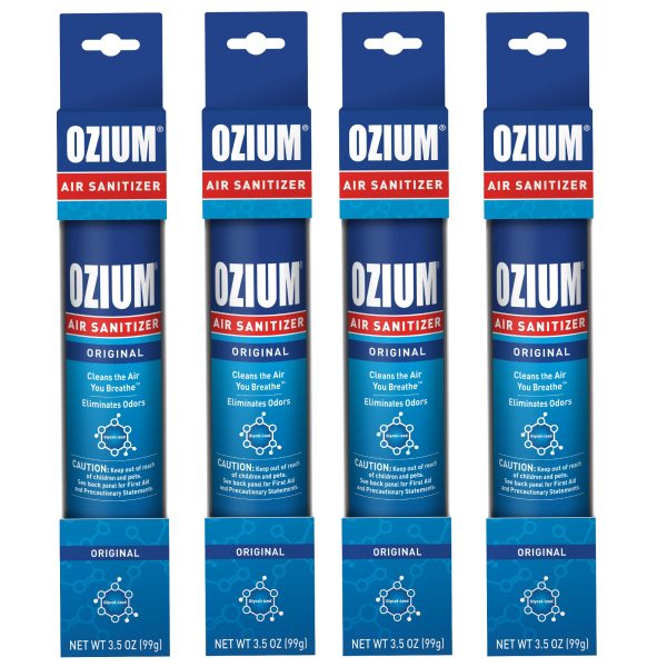 Box of 4 | Ozium Air Sanitizer  Spray 3.5oz - Image 2