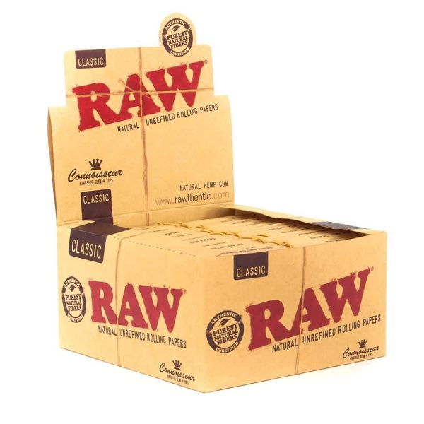 RAW | Rolling Papers + Tips  | Connoisseur