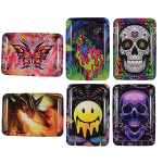 BOX of 6 - Smokezilla Metal Rolling Tray