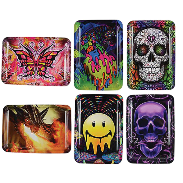 BOX of 6 - Smokezilla Metal Rolling Tray - Image 2