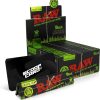 RAW | Rolling Papers | - Black Organic Hemp, King Size, [ Box of 50 ]
