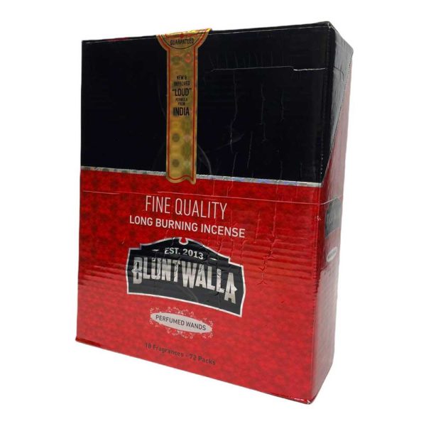 Box of 72 |  Bluntwalla Incense | 10 Sticks Pack  Assorted