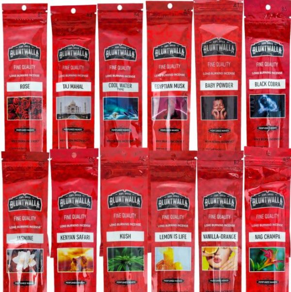 Box of 72 |  Bluntwalla Incense | 10 Sticks Pack  Assorted - Image 2