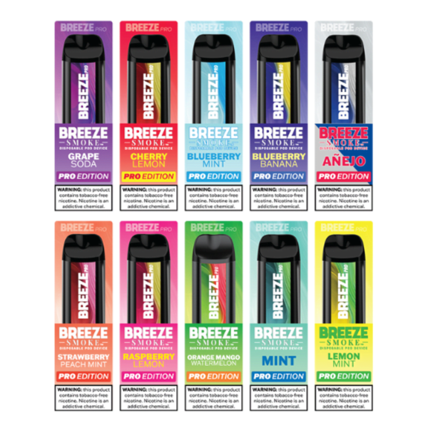 Box of 10 - Breeze Smoke Disposable - 6ML - Image 3