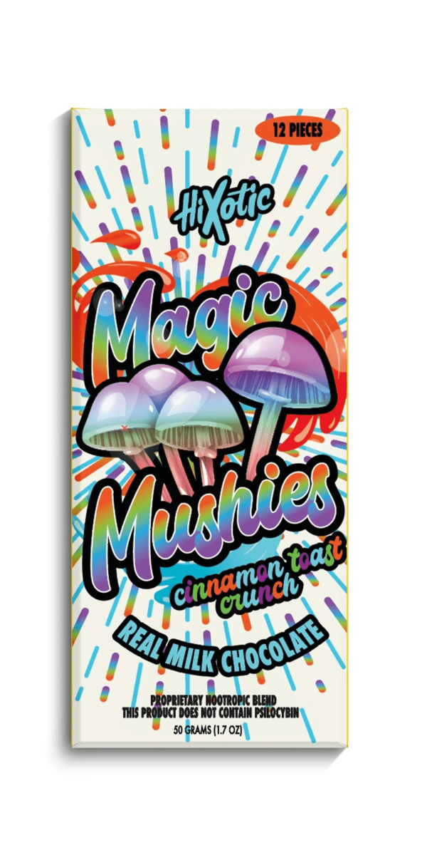 Hixotic | Magic Mushies | Mushroom Chocolate Bar - Image 3