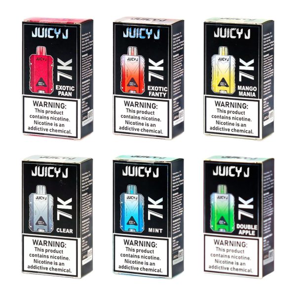 Box of 10 - Juicy J J7K - 7000 Puffs - 13ML