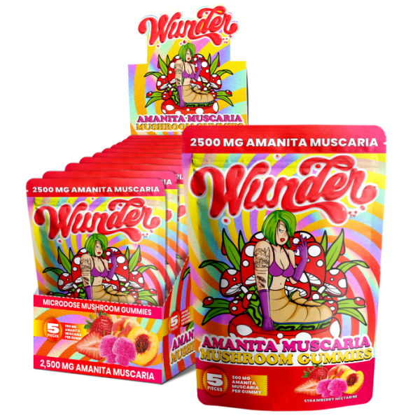 Wunder | Mushroom Gummies  | 2500 MG - 5 Pack - Image 5