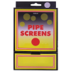 Box of 100 - Double Cross  - Pipe Screens - 5ct - Gold