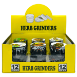 Box of 12 | Amsterdam Herb Grinder | 4 Part