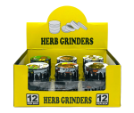 Box of 12 | Amsterdam Herb Grinder | 4 Part - Image 2