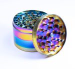 Box of 12 - Flat Rainbow Grinder - 4 Part - (GRD-5663A-3) - Image 2