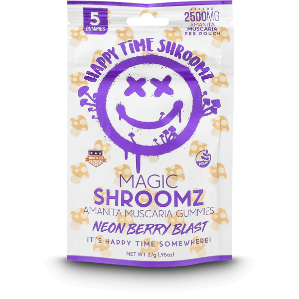 Happy Time Shroomz| Mushroom Gummies  2500 MG | 5 Pack - Image 4
