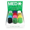 Box of 12 | MedTainer | Storage Container w/ Built-In Grinder - Assorted