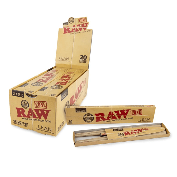 RAW | Pre-Rolled Cone | Classic Lean - 20 Pack - Image 2