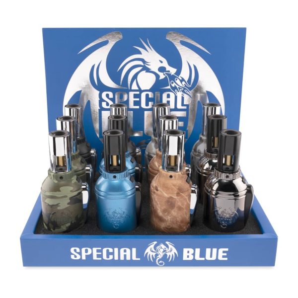 Box of 12 - Special Blue Mini Torch - Image 2