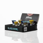 Box of 6 - Hillside Glass Bowl w/Handle & Frosted Joint