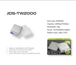 CR Digital Scale | JDS-TW2000 | 200g x 0.1g Silver - Image 3