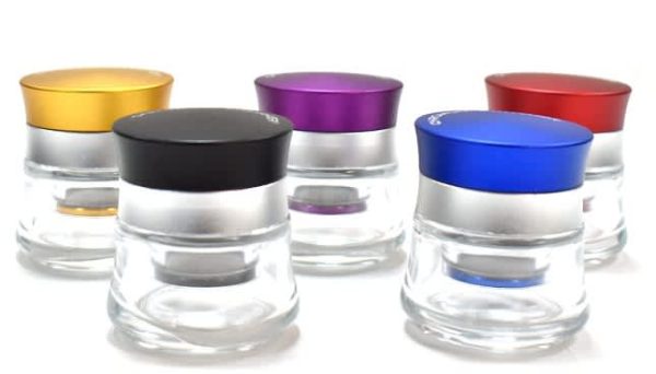 Chromium Crusher | Glass Jar 2.5 Inch 4 Part Grinder | (70402) - Image 3