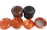Chromium Crusher| Indented 4 Part 2.75 Inch Grinder | (70356CNC)