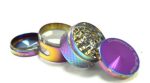 Chromium Crusher Rainbow EZ Grip with Extra Large Storage Grinder - 2 Inch - 4 Parts (70395) - Image 2