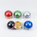 Chromium Crusher Sphere Grinder With Gift Box - 4 Part - 2.5 Inches - (70379)