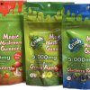 Crush | Magic Mushroom Gummies 5000MG | 10ct - Blueberry Razz