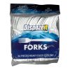 Dispoze It | Heavy Duty Plastic Cutlery - Fork - 36 CT, [ Case of 48 ]