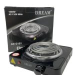 Dream Hot Plate Hookah Charcoal Burner 1500W Black
