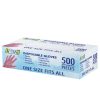 EzDuzz It | Disposable Gloves | 500 CT Box - Transparent