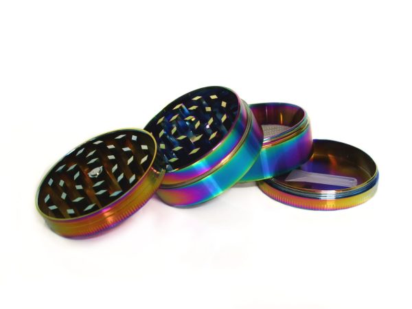 Flat Rainbow Grinder - 4 Part - (GRD-5663A-3) - Image 1