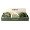 Giddy | Silicone & Glass 3 Inch Round Ashtrays - | Mushrooms, [ Box of 6 ]