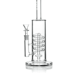 GRAV® | 13" Coil Showerhead Perc Big Rig Water Pipe