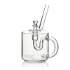 GRAV® | Coffee Mug Bubbler Water Pipe - 14M Bowl - Clear (7.5")