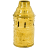 Gold Hookah Wind Cover - 8.25 Inch