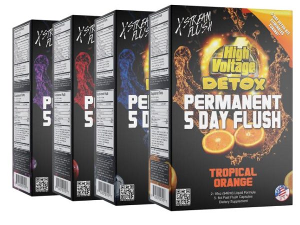 High Voltage | Detox Permanent 5 Day Flush [ 2X 16oz + Capsules ]