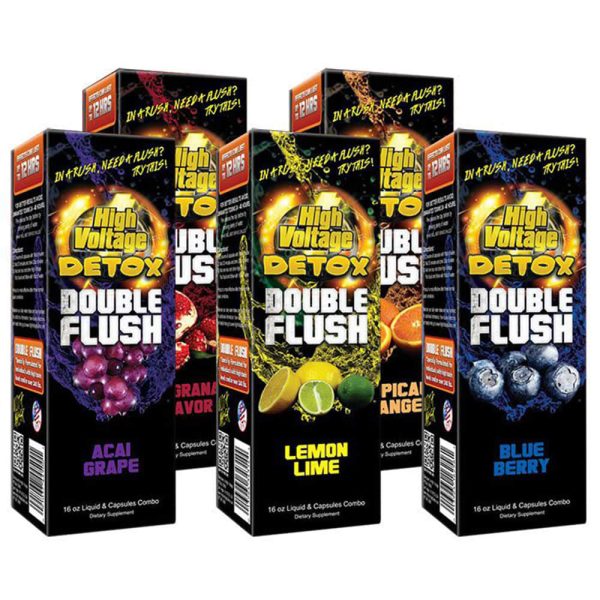 High Voltage | Detox Double Flush 16oz + Capsules