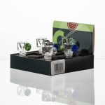 Box of 6 - Hillside Glass Bowl w/ Dot Bubble & Frosted Joint - Image 2