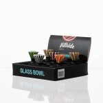 Box of 6 - Hillside Glass Bowl w/Handle & Black Frosted Joint - Image 2