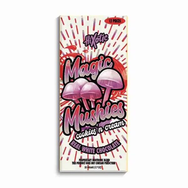Hixotic | Magic Mushies | Mushroom Chocolate Bar - Image 7