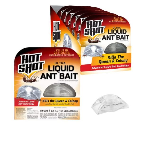 Hot Shot| Ultra Liquid Ant Bait Station | 0.45-fl oz 4 Pack - Image 2