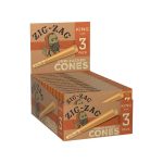 BOX of 36 - Zig Zag Unbleached Cones Ultra Thin - Image 2