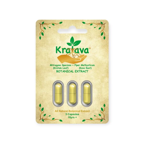 Kraava Botanical | Kratom + Kava | Extract Capsules - Image 2