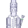Lookah | Platinum Thick Base 4 Cylinder Perc | 20" - Green