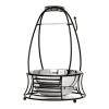 MYA Hookah | Charcoal Basket - Large, Silver