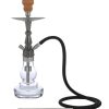 MYA Hookah | Mini Robusto 500-S  22" - Stainless Steel - Dark Grey
