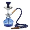 MYA Hookah | Vento Silver 13" - Dark Blue