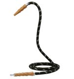 MYA Hookah | Wooden Metal Tip Hose 6" - Image 3