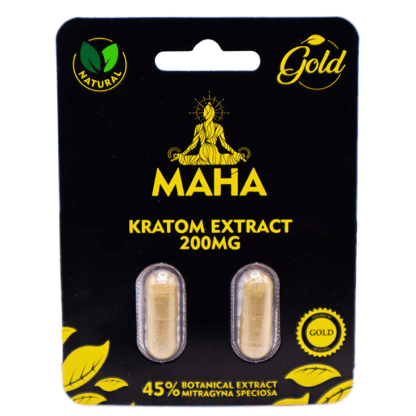 Maha Kratom | Gold Extract Capsules - Image 4