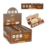 OCB | Virgin Unbleached Roll Kit Papers + Tips